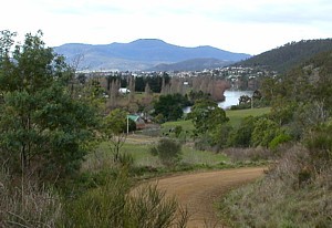 Derwent River from Old Glenfern Road - 2004